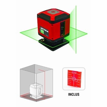 Niveau automatique laser vert 360 - 1 vertical  20 m