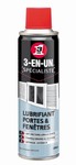 Lubrifiant portes et fentres 250ml, lot de 3 3 en 1