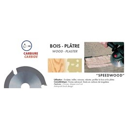 Disque Speedwood Dia 125 pour meuleuse