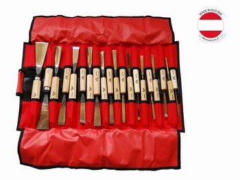 Trousse de 20 gouges de sculpture